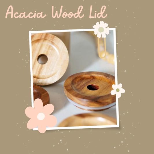 70mm Acacia Wood Lid